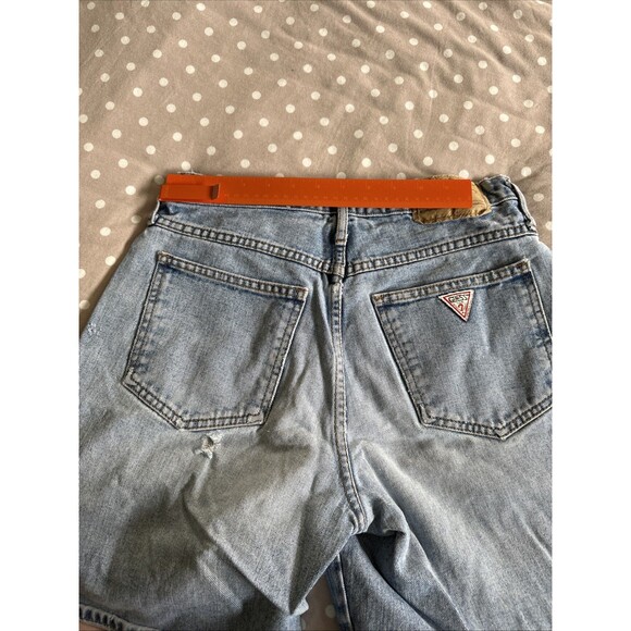Vintage Guess Jeans Shorts Denim Women’s Size 2 George’s Marciano Button Fly - Picture 15 of 16
